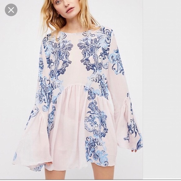 Free People Dresses & Skirts - Free People Symphony blue petal combo